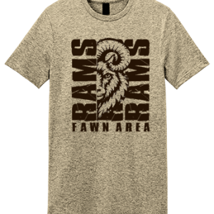 Gildan Softstyle T-shirt Youth and Adult Fawn Area Logo