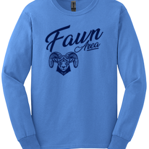 Long Sleeve Cotton T-shirt Youth and Adult --Logo 2