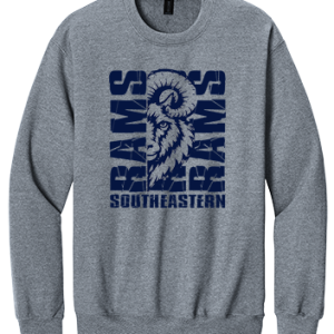 Crew Sweatshirt Softstyle Youth and Adult- SouthEastern Logo