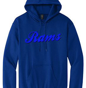 Softstyle Hoodie Youth and Adult - 3D Rams