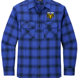 Ladies Flannel Button Down Shirt