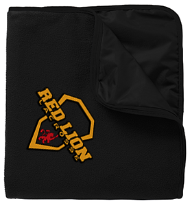 Blanket With Water Resistant Vinyl Backing