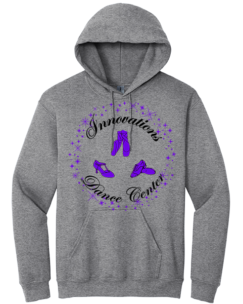 full front sport grey hoodie